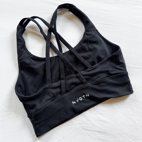 NVGTN Black Sports Bra Size XS/S - Picture 1 of 3
